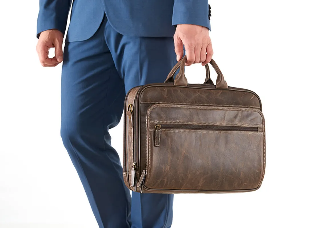 Buffalo Leather Briefcase