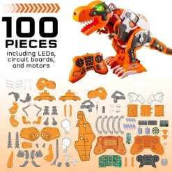 Building and Coding STEM Dinosaur Robot