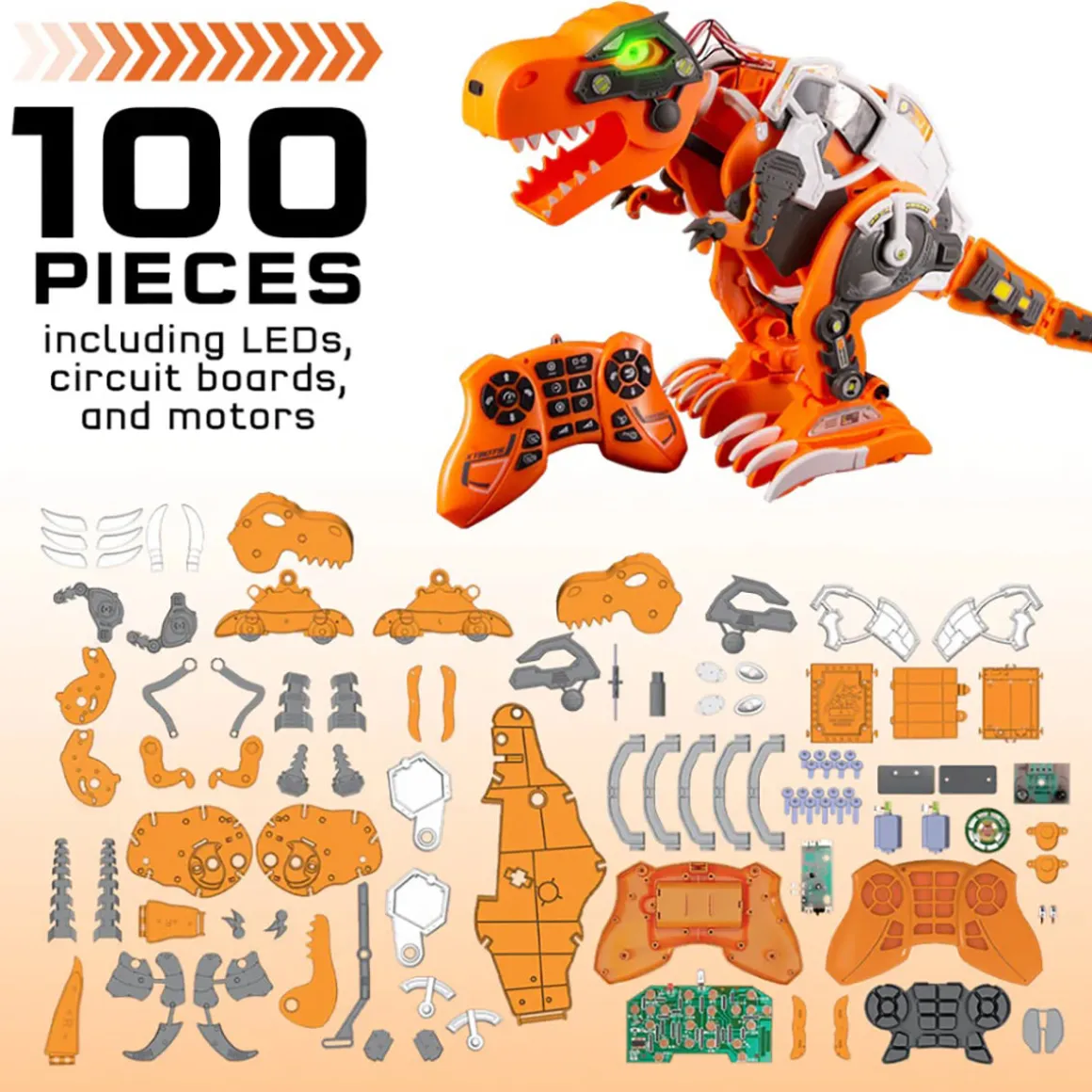 Building and Coding STEM Dinosaur Robot