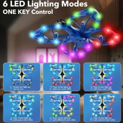 Butterfly Drone with LED Light Effects