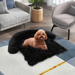 Calming Dog Couch Bed with Anti-Slip Bottom