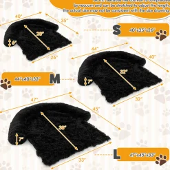Calming Dog Couch Bed with Anti-Slip Bottom