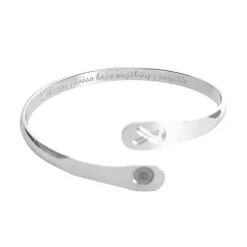 Cancer Awareness Engraved Bracelet