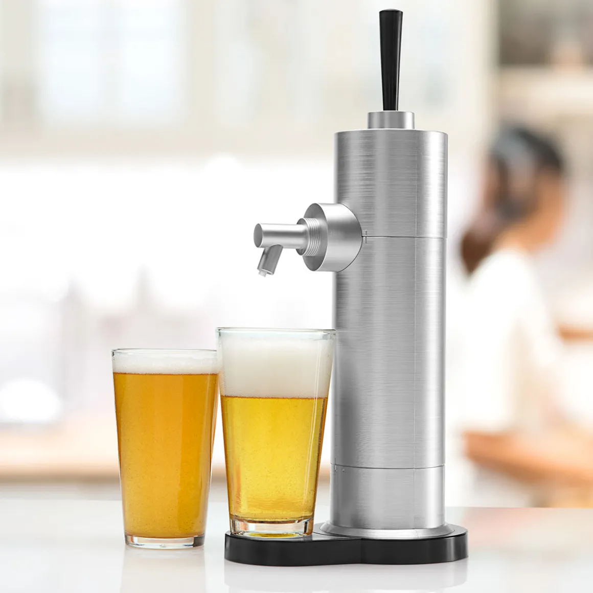 Canned Beer Draft System by Sharper Image