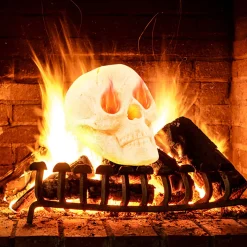 Ceramic Fireproof Fire Pit Skull