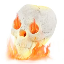 Ceramic Fireproof Fire Pit Skull