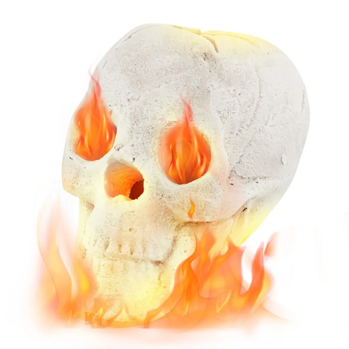 Ceramic Fireproof Fire Pit Skull
