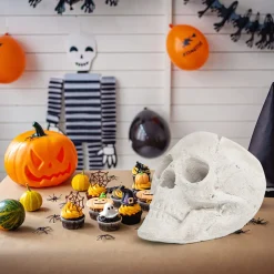 Ceramic Fireproof Fire Pit Skull