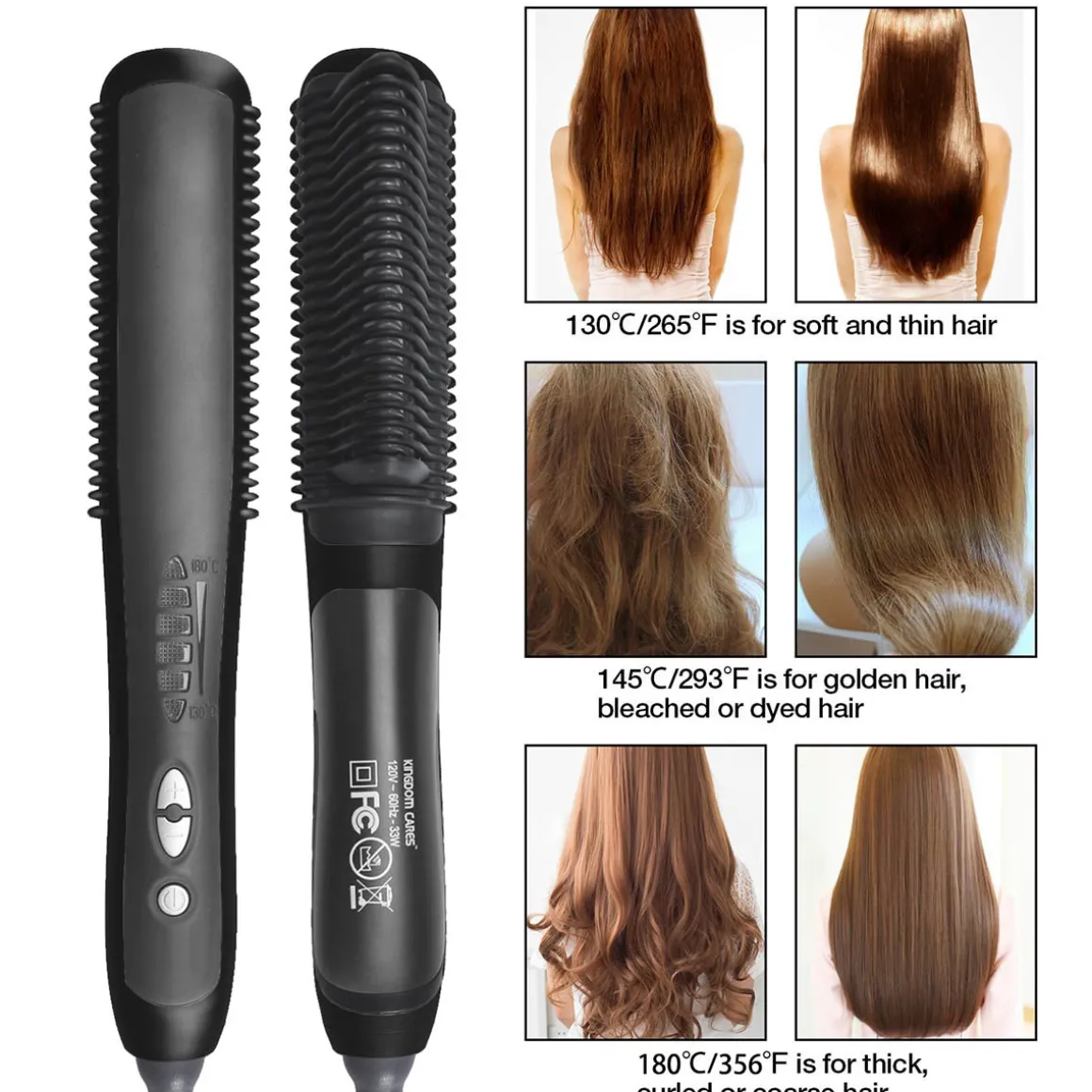 Ceramic Hair Straightening Comb