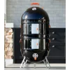 Charcoal BBQ Smoker with Built-In Thermometer