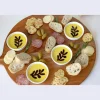 Charcuterie Board and 4-Piece Individual Dipping Set