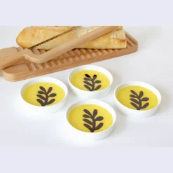 Charcuterie Board and 4-Piece Individual Dipping Set