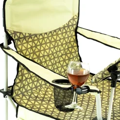 Collapsible Folding Outdoor Chair with Adjustable Table