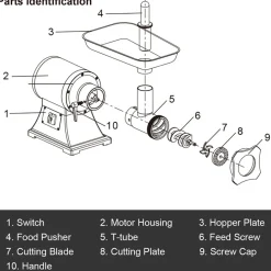 Commercial Grade Heavy Duty Meat Grinder