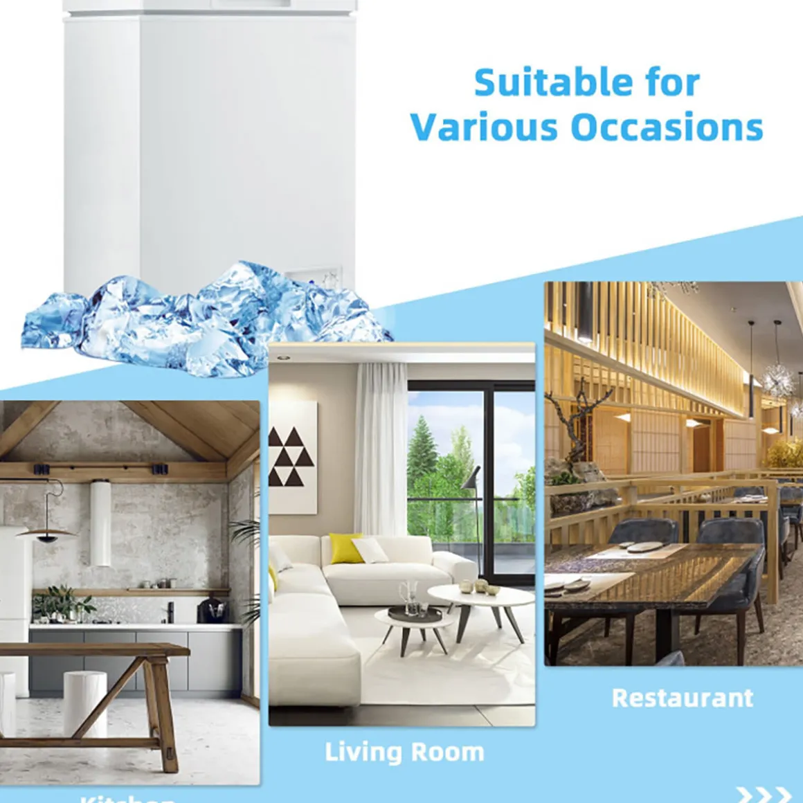 Compact Chest Freezer with Removable Storage Basket