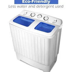 Compact Twin Tub Washing Machine Spin Dryer