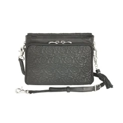 Concealed Carry Embroidered Clutch Crossbody