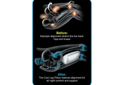 Cooling Foam Leg Pillow by Sharper Image