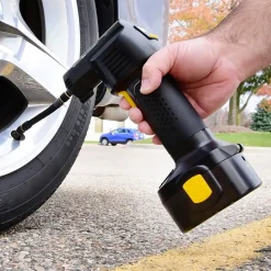 Cordless Auto Stop Tire Inflator by Sharper Image