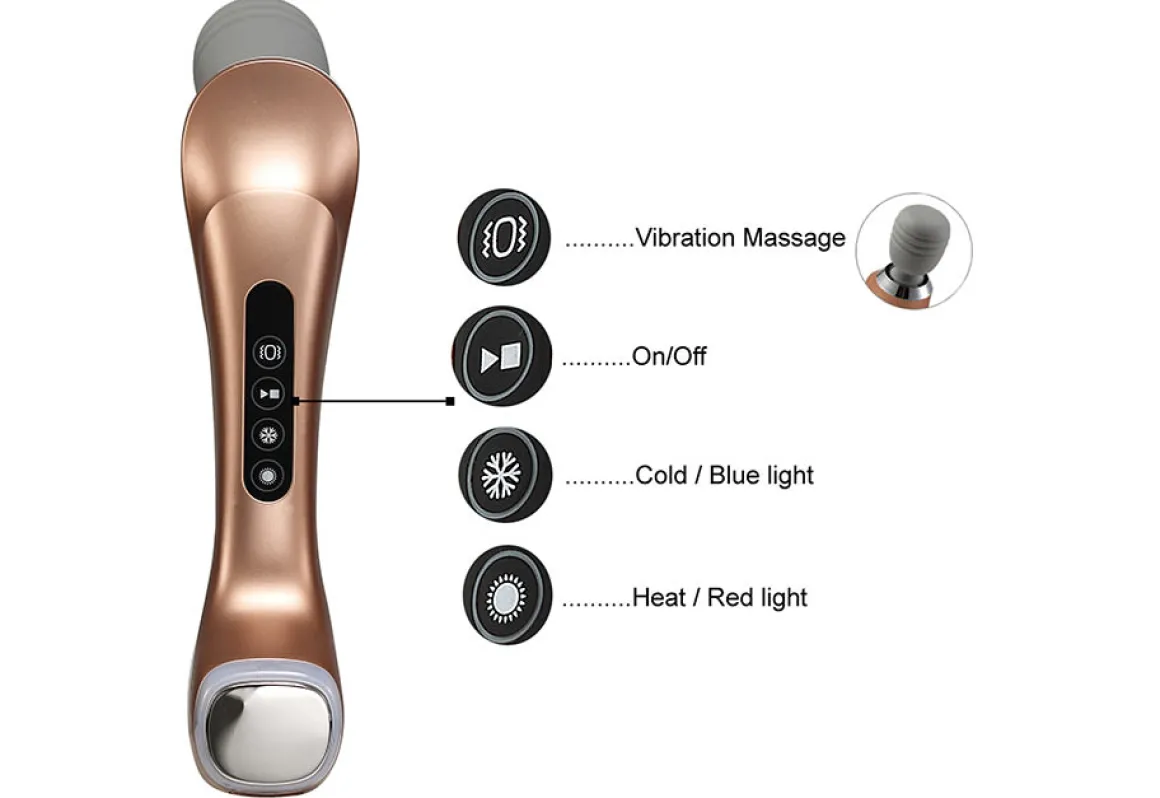 Cordless Hot and Cold Beauty Massager