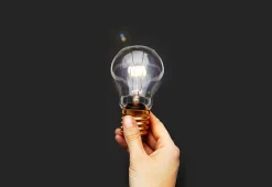 Cordless Lightbulb Lamp