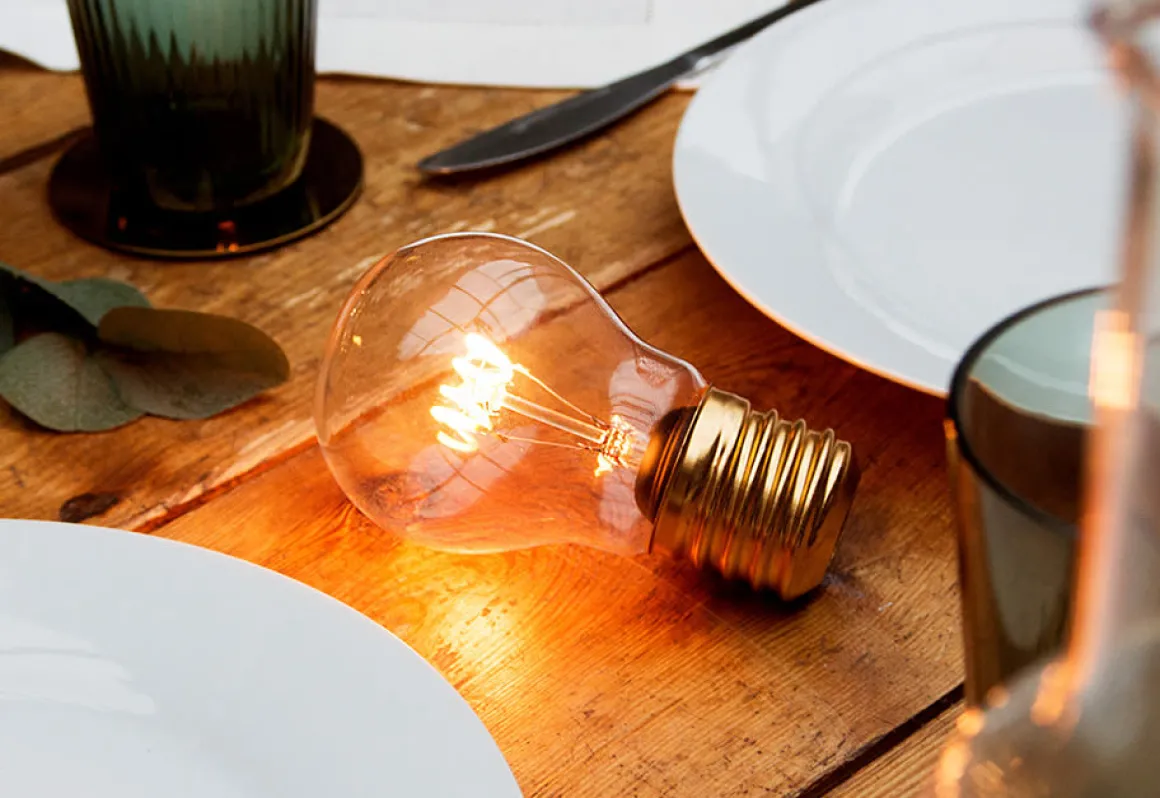 Cordless Lightbulb Lamp