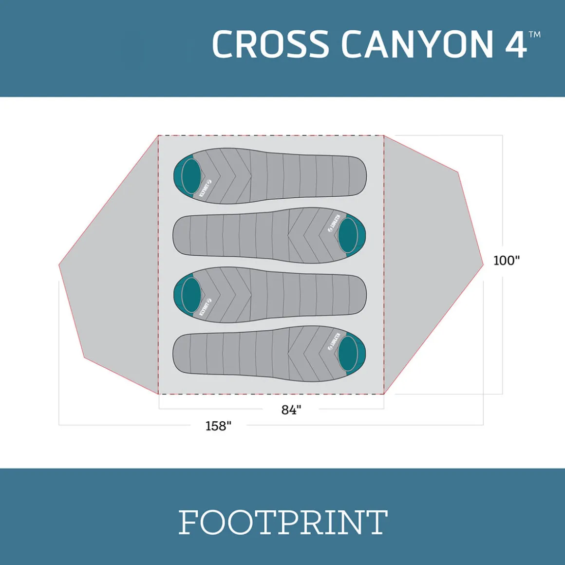 Cross Canyon 4-Person Tent