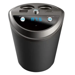 Cupholder Power Station and Bluetooth Transmitter