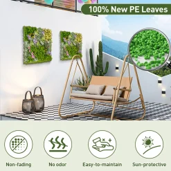 3D Hanging Succulents (Set of 2)