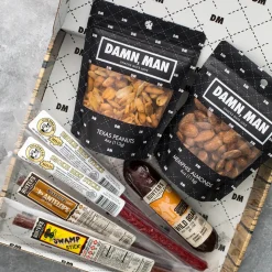 Damn, Man Gourmet Nuts and Exotic Meats Box