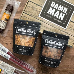 Damn, Man Gourmet Nuts and Exotic Meats Box