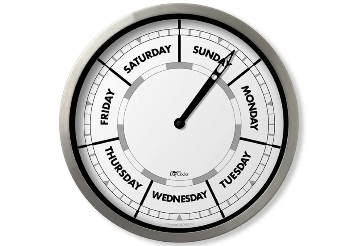 Day of The Week Clock