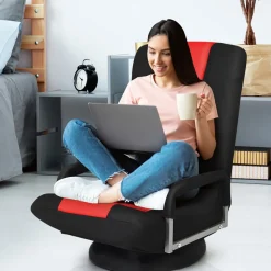 360-Degree Swivel Gaming Floor Chair