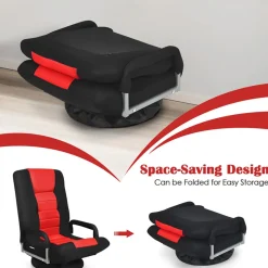 360-Degree Swivel Gaming Floor Chair