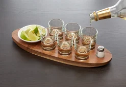 Deluxe Shot Glass Tray Set