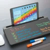 Desktop Glass Whiteboard and Organizer