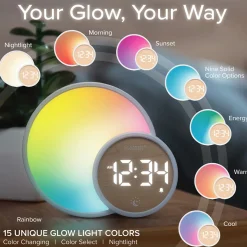 Digital Alarm Clock with Glow Light