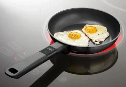 Digital Temperature Display Fry Pan