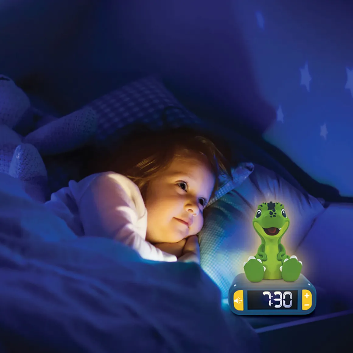 Dinosaur Digital Alarm Clock with Nightlight