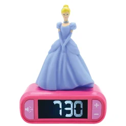 Disney Cinderella Digital Alarm Clock with Nightlight