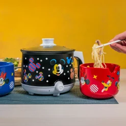 Disney Mickey Mouse Hot Pot with Ramen Bowls