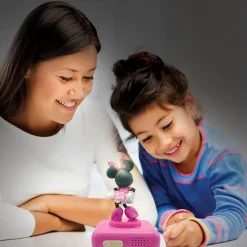 Disney Minnie Mouse Digital Alarm Clock with Nightlight