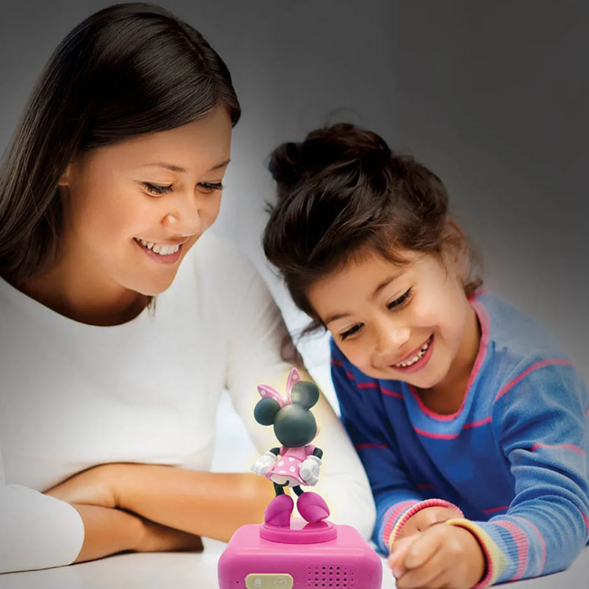 Disney Minnie Mouse Digital Alarm Clock with Nightlight
