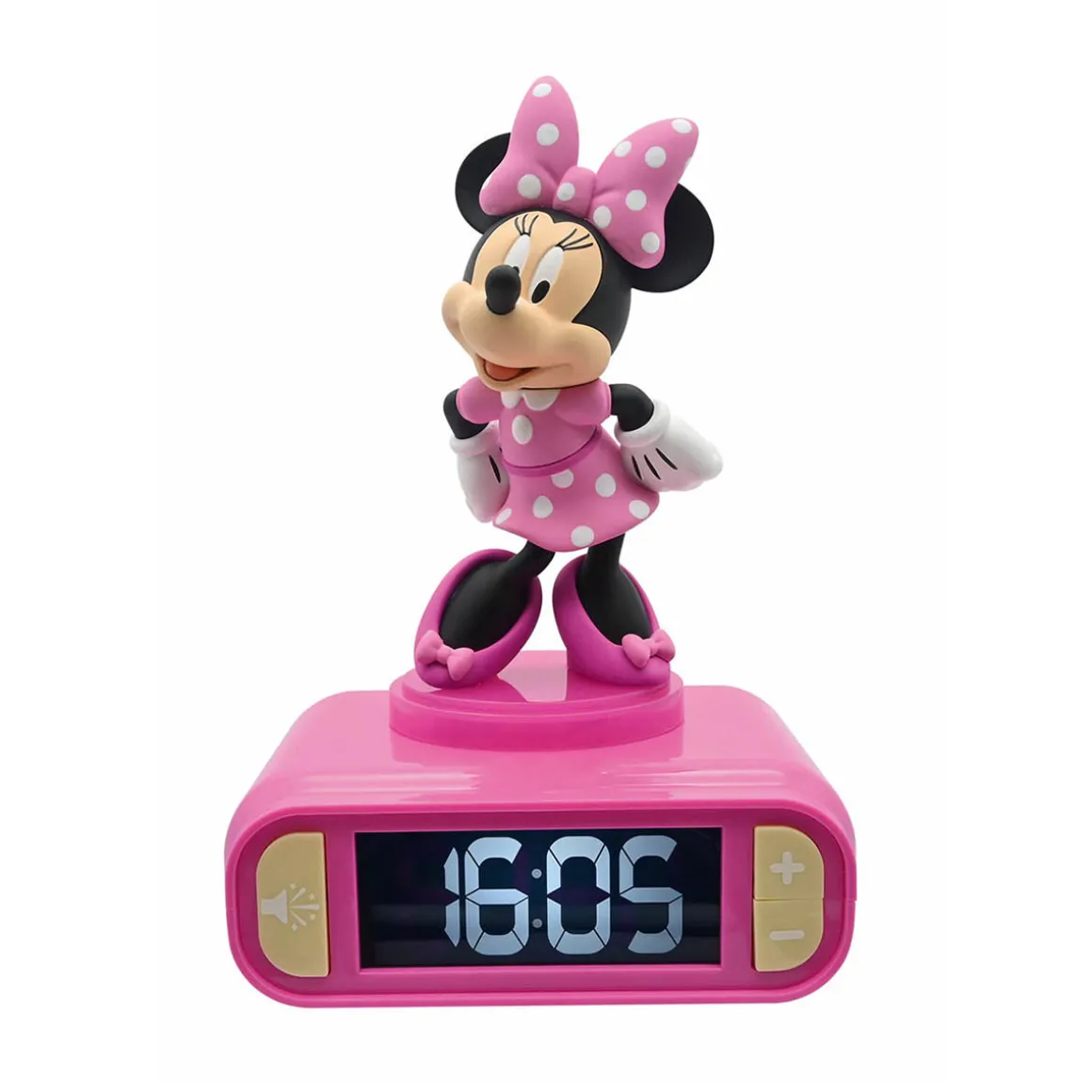 Disney Minnie Mouse Digital Alarm Clock with Nightlight