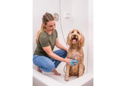 Dog Bath Brush Sprayer and Scrubber