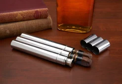 Double Cigar Holder And Flask