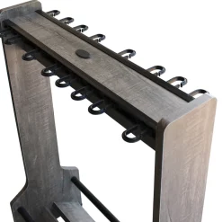 Double Sided Rolling 16 Fishing Rod Rack