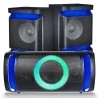 Dual 8" Home Stereo System With LED Party Lighting