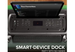 Dual 8" Home Stereo System With LED Party Lighting