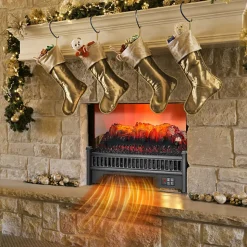 Electric Fireplace Log Set Heater